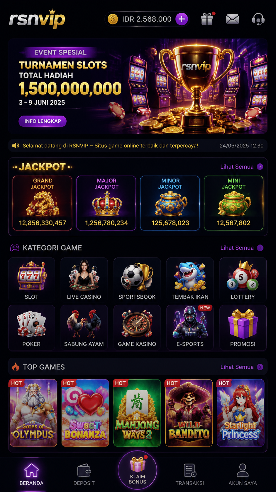 Screenshot 1 rsnvip